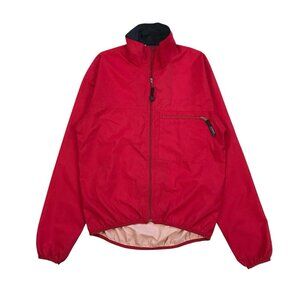 PATAGONIA WINDBREAKER JACKET MEDIUM M MENS RED SWEATSHIRT FULL ZIP VINTAGE Y2K